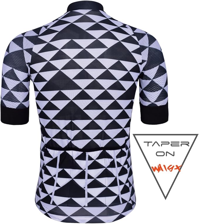 CEROTIPOLAR Snug Fit Men AirCool Cycling Jersey Bike Shirts UPF50+,PRO Dry Fit Light Weight Fabric