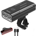 Bike Headlight and Taillight Set, Bright USB Rechargeable Front Bike Light with Power Bank Function Easy to Install and Very Sturdy for Men Women Kids Road Mountain Safety Night Cycling