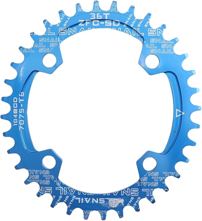 DJC Bike Chainring 104BCD Round/Oval 30t 32t 34t 36t 38t 40t 42t 44t 46t 48t 50t 52t Tooth Narrow Wide 7/8/9/10/11/12 Speed Ultralight MTB Mountain Bike 104 BCD Chainwheel
