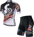 Cycling Jersey Men Full Zip Bike Shirt Racing Top Bicycle Clothing