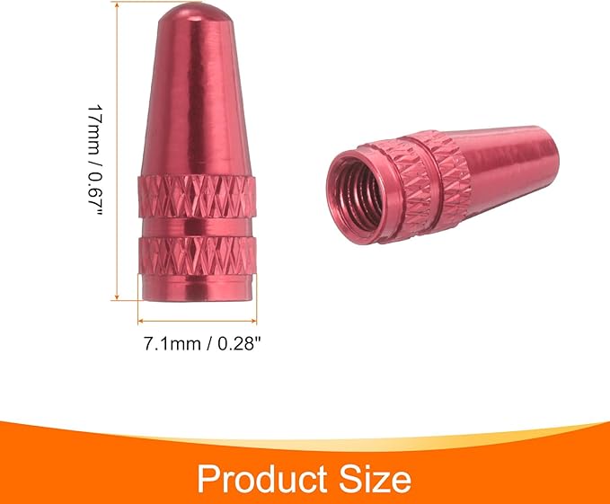 HARFINGTON Bike Valve Caps Anodized Aluminum Road Bicycle Air Tire Valve Caps Dust Caps for MTB Road Racing Bicycle
