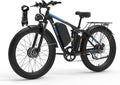 Electric Bike, Max 40-45MPH & 100 Miles, 5000W Peak Dual Motor Adult E-Bike, 52V 32Ah Battery Ebike, 24'' 26" Hydraulic Disc Brakes, Fat Tire All-Terrain Hunting Electric Bike, Full Suspension