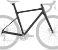 700C Road Bike Frameset 41cm 45cm 48cm 51cm 54cm Aluminum Alloy Disc Brake Frame with Carbon Fibre Fork Thru Axle F12x100mm R12x142mm Internal Routing BSA BB68mm