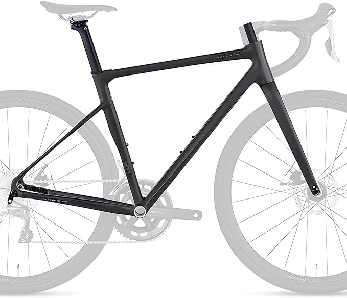 700C Road Bike Frameset 41cm 45cm 48cm 51cm 54cm Aluminum Alloy Disc Brake Frame with Carbon Fibre Fork Thru Axle F12x100mm R12x142mm Internal Routing BSA BB68mm