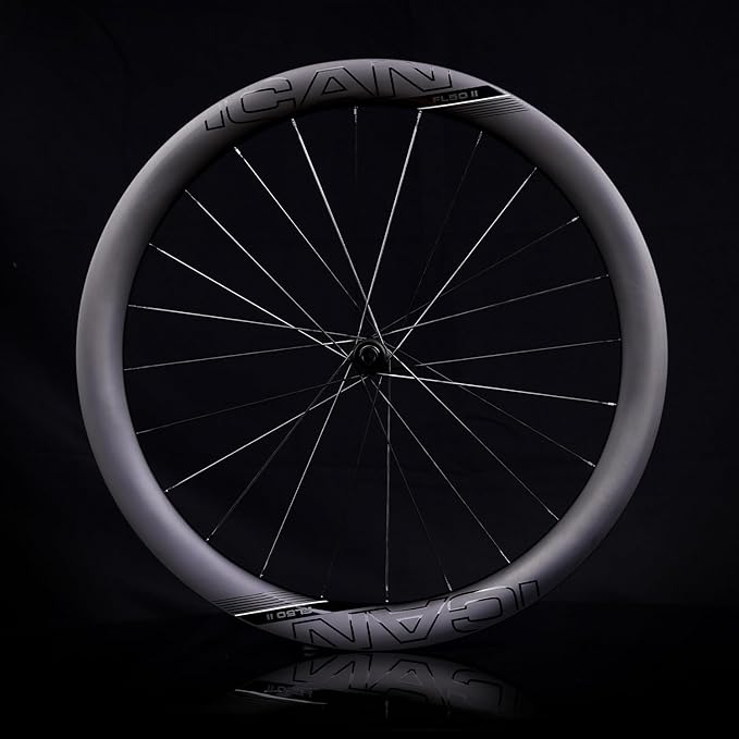 ICAN FL40/50 Max 1347g/1370g/1395g Carbon Disc Road Bike Wheelset 23mm Inner Width 700C 36T Ratchet System Hub