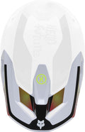 Fox Racing V1 Helmet Motocross Dirt Bike Visor, White Hello Future, X-Large/XX-Large