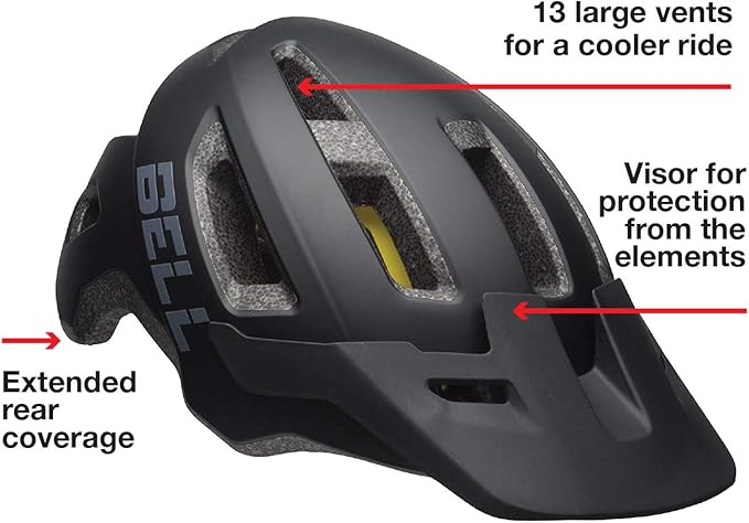 Bell MIPS Soquel Bike Helmet, Matte Black Ti