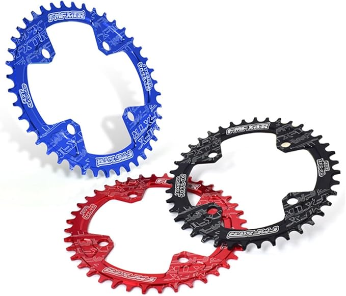 bicycle chainring, wide chainrings 104 BCD 34T 38T 42T bicycle chainring for road bikes, BMX MTB bike 34T