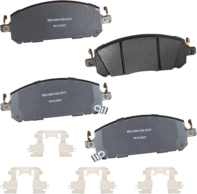 Bendix Premium SBC2413 Ceramic Front Brake Pads for INFINITI QX60 2023-2022, Mitsubishi Outlander 2023-2022, Outlander PHEV 2023, Nissan Pathfinder 2024-2021