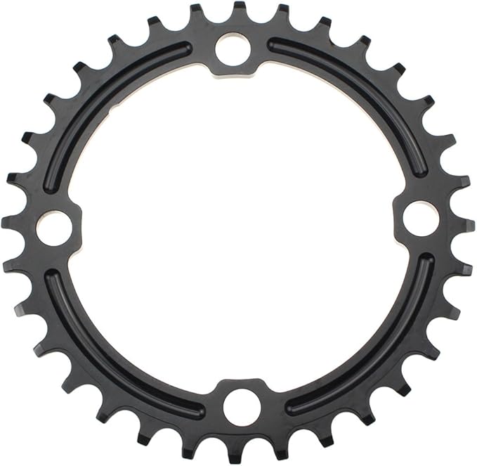 CYSKY 104 BCD Chainring 30T to 52T Narrow Wide Chainring with Sprocket Bolts for 1x Set-up Road Bike Mountain Bike BMX MTB Gravel Ebike