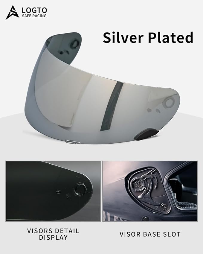 Replacement Motorcycle Helmet Visor Shield for Star RS-1 Vortex Qualifier Revolver Helmet Accessories Universal