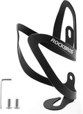 ROCKBROS Bike Water Bottle Cage, Durable Aluminum Alloy Bike Cup Holder, Lightweight Water Bottle Holder, Universial Bike Bottle Cage for Road Mountain Bikes