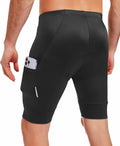 qualidyne Men's Cycling Shorts 4D Padded Bike Biking Shorts Road Riding Bicycle UPF 50+ Cycle Shorts Pockets