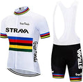 Cycling Jersey Men Set Bib Shorts Set Summer Mountain Bike Bicycle Suit Anti-UV Bicycle Team Racing Uniform Clothes