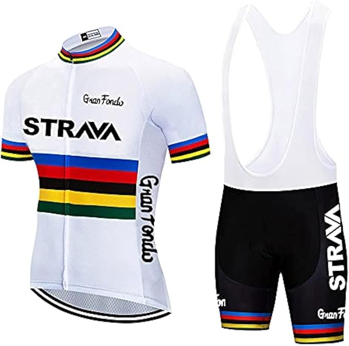 Cycling Jersey Men Set Bib Shorts Set Summer Mountain Bike Bicycle Suit Anti-UV Bicycle Team Racing Uniform Clothes