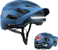 Bike Helmet, Helmets for Adults Men, Front and Back LED Lights Safe Certified MTB Road Bicycle Helmet with Adjustable Brim