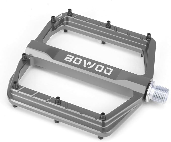 Bike Pedals 9/16" Lightweight Non-Slip Bicycle Platform Pedals - Fits Most Adult Bikes & Mountain Bikes &MTB, Road Bikes and Slip-Resistant Design