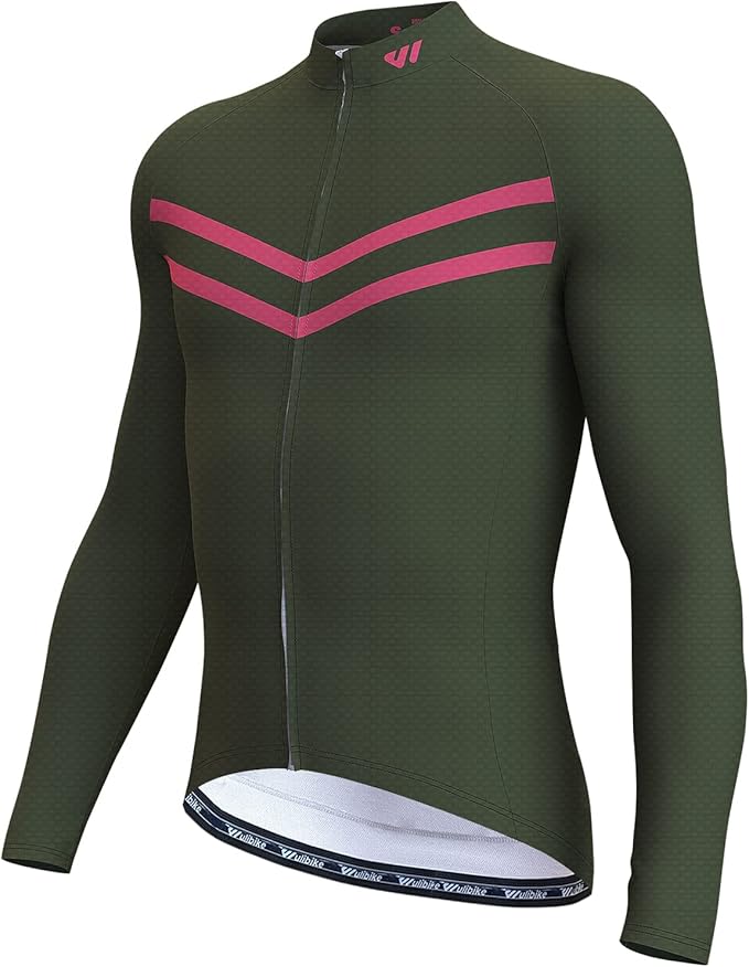 Lo.gas Cycling Jersey Men Short/Long Sleeve Bike Biking Shirts Full Zip with Pockets Road Bicycle Clothes