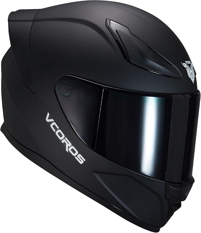 VCOROS Motorcycle Full Face Helmet for Unisex-Adults DOT Approved WS-609 Motorbike Street Bike Racing Helmets