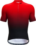 Lo.gas Cycling Jersey Men Short/Long Sleeve Bike Biking Shirts Full Zip with Pockets Road Bicycle Clothes