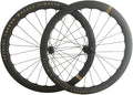 Carbon Fiber Road Bike Wheelset VSPRINT 45/50mm 60/65mm Aero Wave Carbon Wheels 700c Center Lock Disc Brake 21/28mm Width 24H Spokes