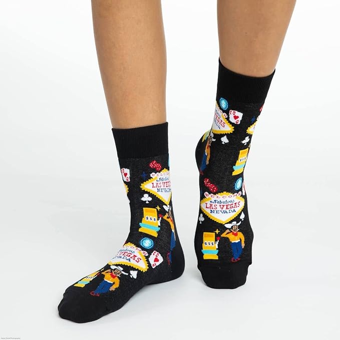 Good Luck Sock Novelty Crew Socks for Adults - For Men, Women and Teens
