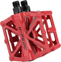 TXJ Sports Bike Pedals 9/16" Bicycle Pedals Mountain Bike, Aluminium Lightweight Platform Pedals for BMX MTB Road Bikes