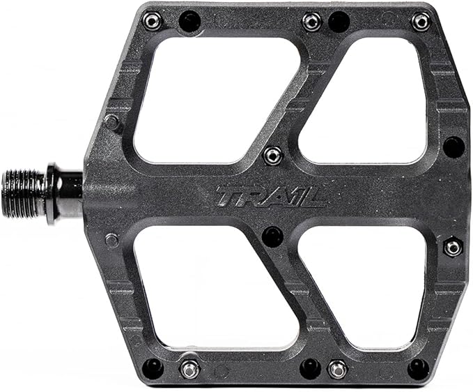 Trail One Components Vortex Pedals - Black Composite