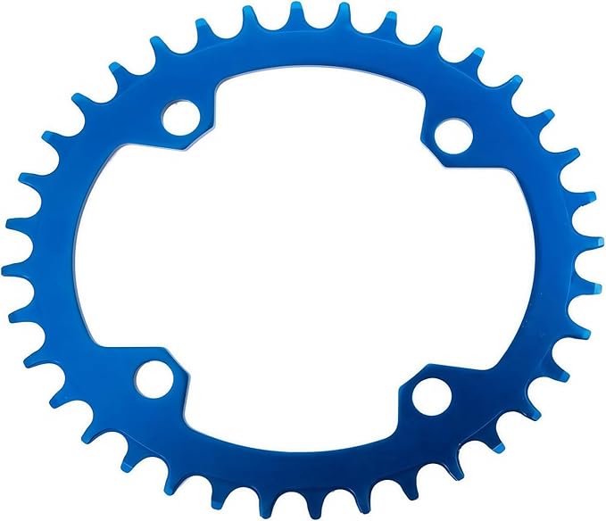 YBEKI Pro-Grade 104BCD Chainring (30-52T) CNC 7075-T6 Aluminum Narrow-Wide MTB/Road Round Oval Bike Chainwheel | Shimano/SRAM 8-11 Speed Compatible | 573MPa Strength(Black/Red/Blue)