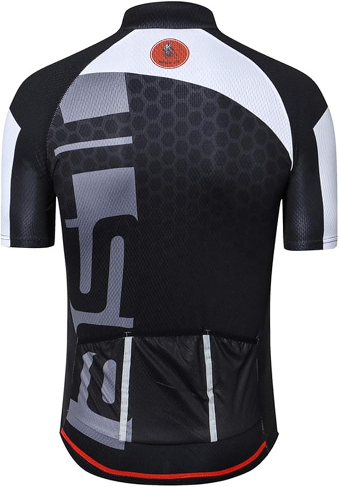 JPOJPO USA Cycling Jersey Men Road Bike Shirt Summer Biking Tops Short Sleeve Bicycle Clothes Cycle Wear Breathable