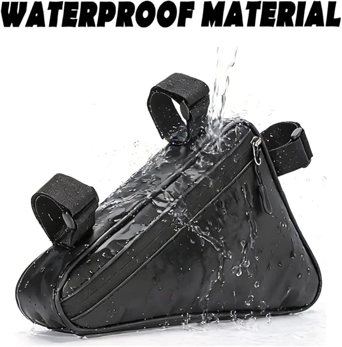 ITSCOOL Bike Frame Storage Bag Waterproof Bicycles Triangle Pouch Top Tube Bike Bag Tool Accessories for Mountain Road Bike MTB
