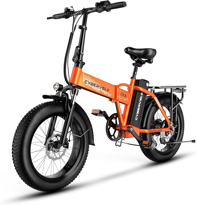 1000W Folding Electric Bike,48V20.8AH Removable Battery EBike,30+MPH,80 Miles Max Range Electric Bike for Adults, 20" Fat Tire Foldable ebike, Adult Electric Bikes for Commute Beach Snow(Rose Red)