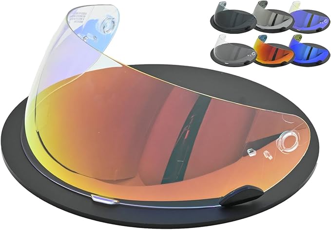 Replacement Motorcycle Helmet Visor Shield for Star RS-1 Vortex Qualifier Revolver Helmet Accessories Universal