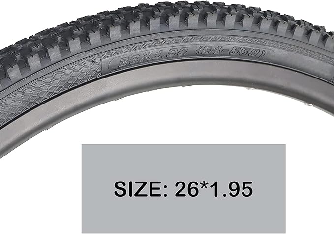 MOHEGIA Mountain Bike Tires - 20/24/26/27.5 Inch Folding MTB Bicycle Tires Replacement,Steel Bead All-Terrain and High-Performance Durable for Off-Road,Street & Trail Adventures