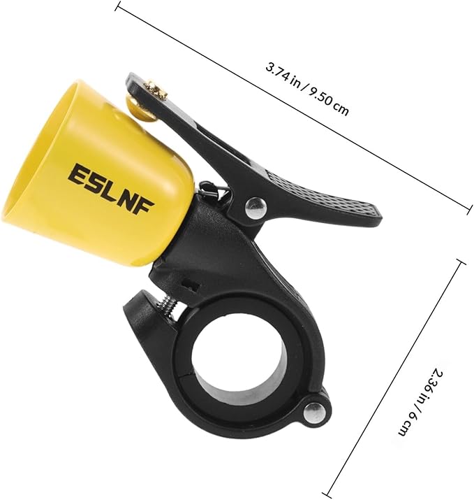 Mini Copper Bike Bell and Adults Small Vintage Bicycle Bell with Loud Sound Outdoor Mountain Bike Accessory Yellow
