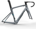 Carbon Fiber Track Frame 700C 49cm 52cm 54cm 56cm Fixed Gear Bike Frameset Road Bike Frameset Quick Release Frame F12x100mm R12x142mm QR Internal Routing(Grey,56cm)