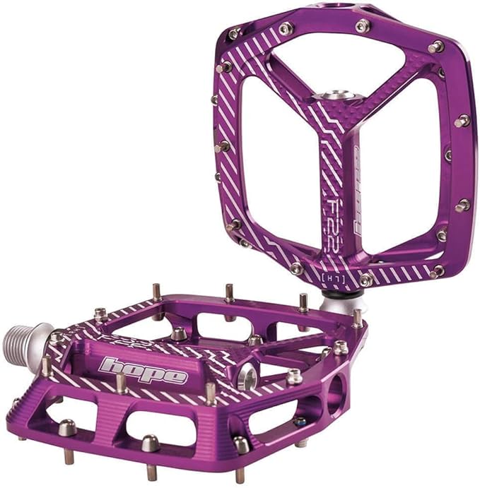 Hope F22 Aluminium 9/16 Inch Platform Bike Pedals Black