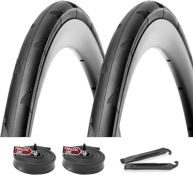 MOHEGIA 700C Road Bike Tire: 700x25C/700x28C Foldable 60 TPI Bicycle Tires Replacement for Cycle Race Road Touring Bike