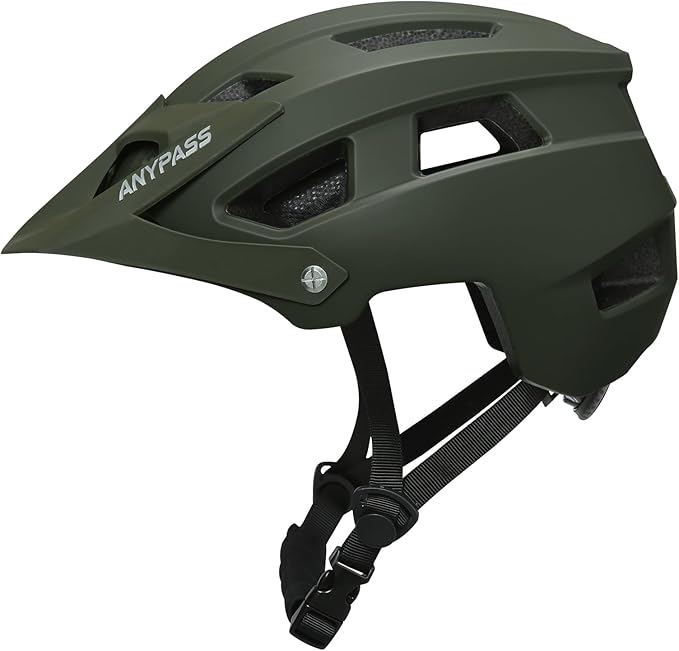 Mountain Bike Helmet Adult Men Women - Ultra Comfort, Super Lightweight Bicycle Helmets, MTB Cycling Gear Biking Accessories with Adjustable Fit & Removable Sun Visor