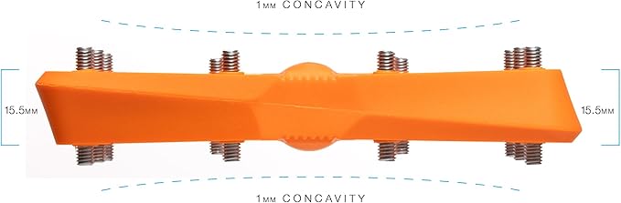 Crankbrothers Stamp Flat MTB Pedals - Size-Specific, Lightweight, Versatile, Durable Bike Pedals