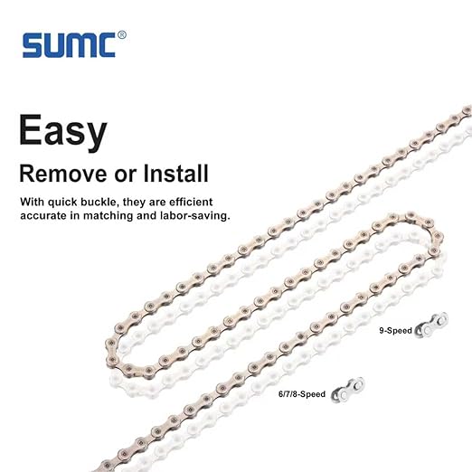 E-Bike Chain 10 Speed, 136 Links, Dark Silver