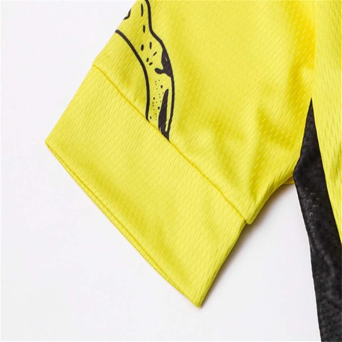JPOJPO USA Cycling Jersey Men Short Sleeve Bike Shirts Biking Jersey Summer American Bicycle Tops with 3 Pockets Reflective