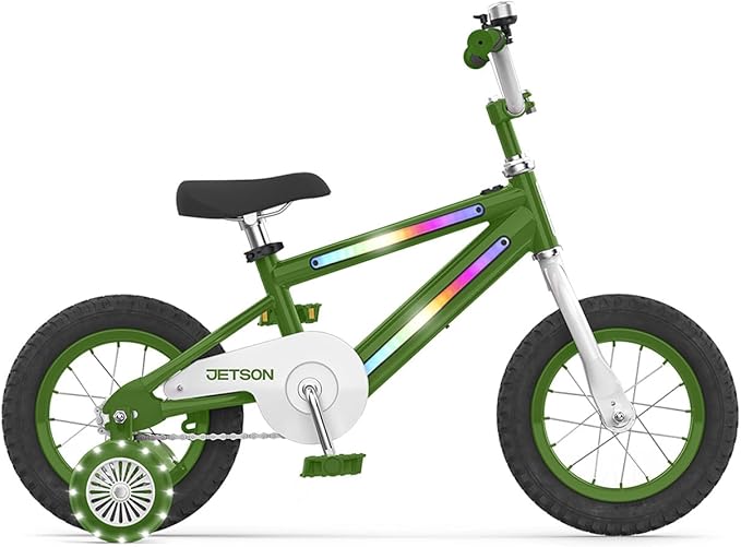 Jetson Light Rider Kids’ Light-up Unisex Bike, LED Light-up Frame, 3 Different Light Modes