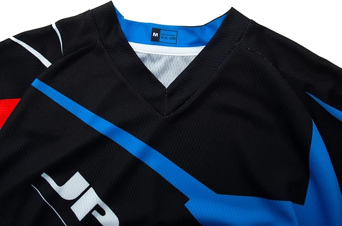 JPOJPO Men's Mountain Bike Jersey Long Sleeve MTB Off-Road Racing Downhill Motocross Shirts Quick Dry&Moisture-Wicking Tops