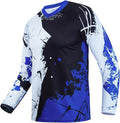 Men's Mountain Bike Jersey Long Sleeve MTB Off-Road Motocross Jersey Quick Dry Downhill&Motocross Shirts