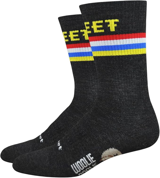 DEFEET | Woolie Boolie 6" Cycling Socks | For Biking, Running, & Everyday Adventures