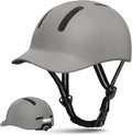 Shinmax Bike Helmet - Lightweight Adjustable Baseball Cap Style Cycling Helmet with Long Visor, Reflective Strip, for Urban Commuter, Mountain & Road Biking