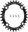 CYSKY 104 BCD Chainring 30T to 52T Narrow Wide Chainring with Sprocket Bolts for 1x Set-up Road Bike Mountain Bike BMX MTB Gravel Ebike