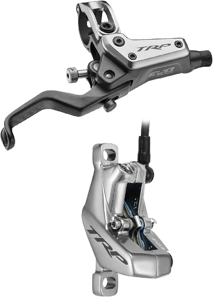 TRP EVO Pro Bicycle Disc Brake | High-Flow 4-Piston Caliber | Strong, Reliable Performance | for MTB, Downhill, Enduro, E-MTB, Trail