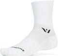 Swiftwick ASPIRE FOUR Trail Running, Cycling Crew Socks, Firm Compression Fit